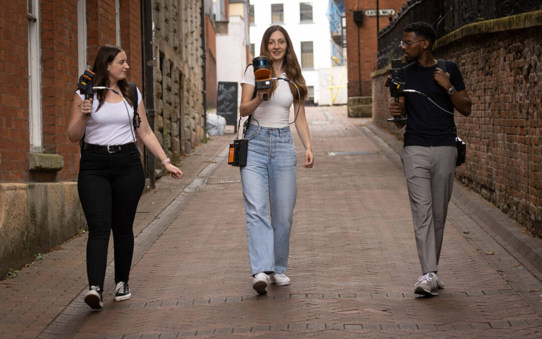 Cómo funciona el algoritmo SLAM en escáneres láser móviles